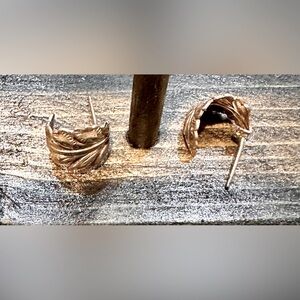 Silver cuff earrings